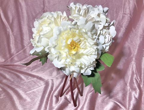 Mazzo ortensia e peonie x 4   - Sconti per fioristi e aziende . - iH 30 n poliestere