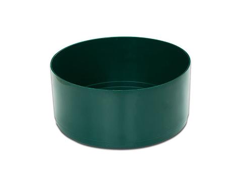 Ciotola Tamburella dm. 14 H 7,5 in plastica Verde - Sconti per Fioristi e Aziende