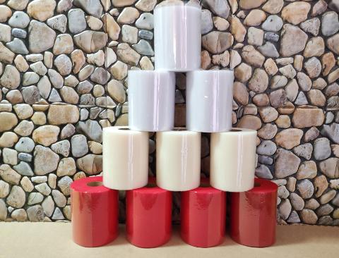 Tulle H 12.5 x 100 metri - Sconti per Fioristi e Aziende - Bianco - Avorio - Rosso