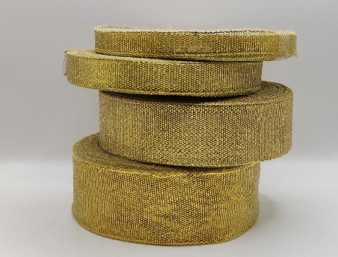 Nastro Lurex Oro Metal . Sconti per Fioristi e Aziende - H 10/15/25/30 mm
