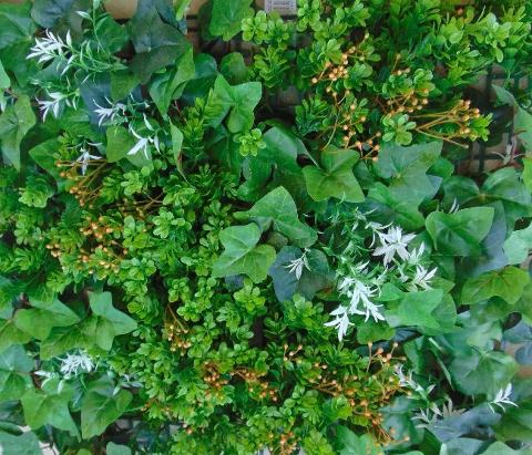 Pannello vegetato Boxwood cm. 33x33 - Sconti per Fioristi e Aziende . - in poliestere e lattice