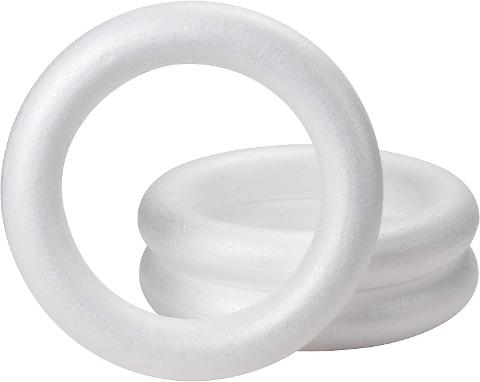 Coroncina polistirolo Ø 30 cm. a base piatta Sconti per Fioristio, Wedding e Aziende