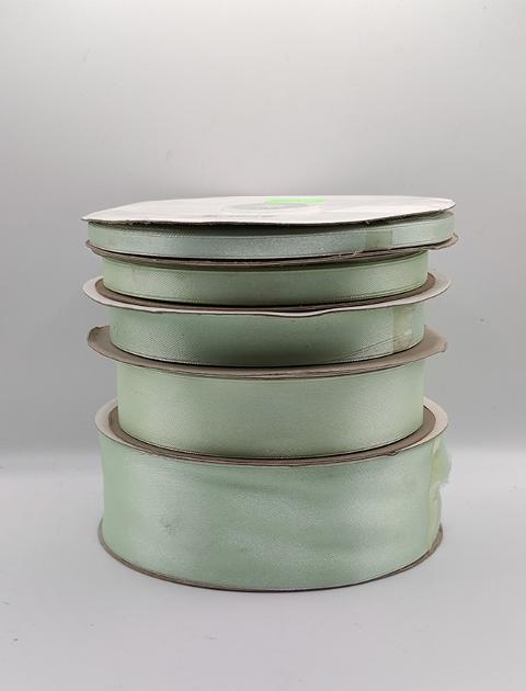 Nastro doppio raso Verde Menta H mm. 6/10/15/25/40 Sconti per Fioristi, Wedding e Aziende