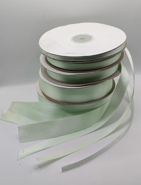 Nastro doppio raso Verde Menta H mm. 6/10/15/25/40 Sconti per Fioristi, Wedding e Aziende