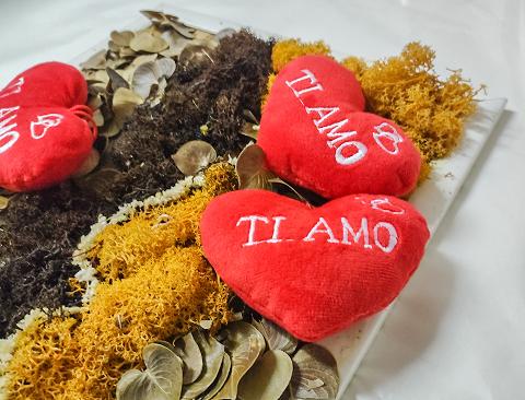 Cuscino Cuore Velluto Rosso - Sconti per Fioristi e Aziende - Adattio per San Valentino