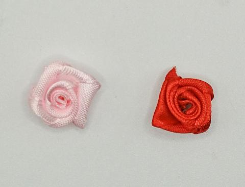 Roselline Raso con adesivo - Sconti per Fioristi e Aziende - Box x 30 Roselline