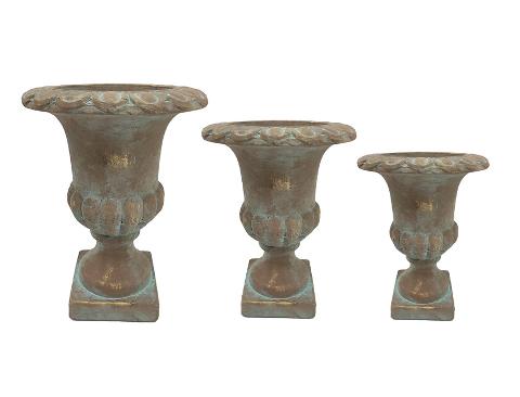 Coppa Romana H25 H33 H40  - Sconti per Fioristi e Aziende - Bronzo Terracotta