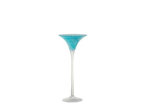Coppe e Ciotole in Vetro Azzurro Linea Taro Sconti per Fioristi, Wedding e Aziende