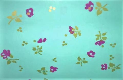 Cellofan Perlato Tiffany Stampa fiorellini Fogli 70X100 - Conf. 25 fogli - Sconti per Fioristi e Aziende