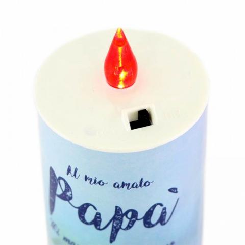 Lumino con dedica H 17 cm durata 150 giorni Sconti per Fioristi, Wedding e Aziende