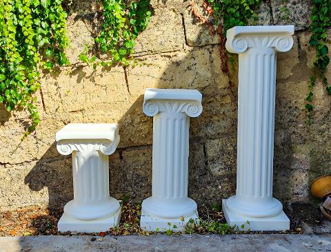 Colonna Romana in plastica - Sconti per Fioristi e Aziende . - H 50/70/100