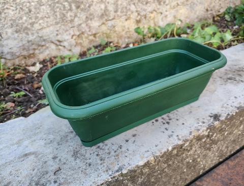 Vaschetta cm. 25 x 12 H 9  - Sconti per Fioristi e Aziende - portaspugna con sotto vaschetta ad innesto