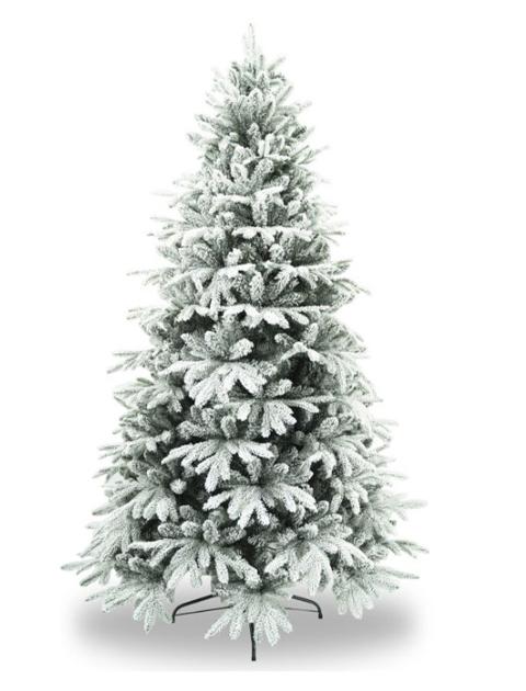 Albero Sestriere innevato - Sconti per Fioristi e Aziende  - H 180/210/240 in PE+PVC