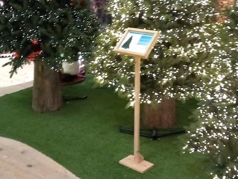 Tronco per albero di natale - Sconti per Fioristi e Aziende . - H 43 x 12 Kg in Cemento