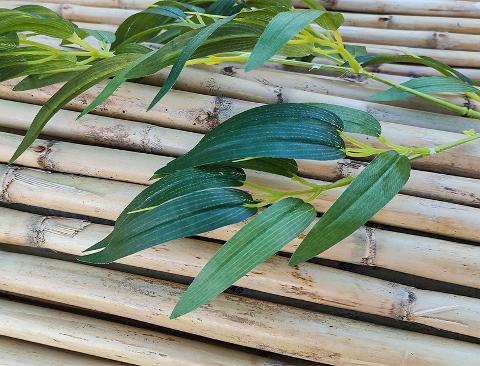 Foglia Bamboo H 90 ramo x 3 artificiale - Sconti per Fioristi e Aziende