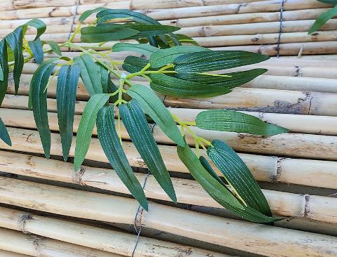 Foglia Bamboo H 90 ramo - Sconti per Fioristi e Aziende - x 3 artificiale