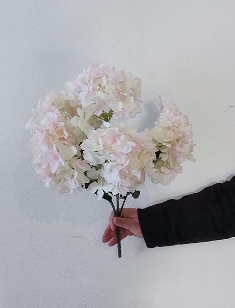 Ortensia Bush x 6 Artificiale - Sconti per Fioristi e Aziende . - Vari colori