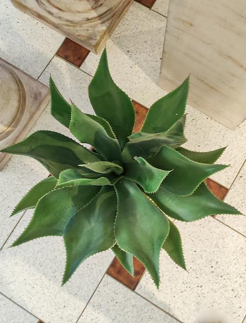 Agave H 56 in gomma - Sconti per Fioristi e Aziende . - Artificiale in vaso