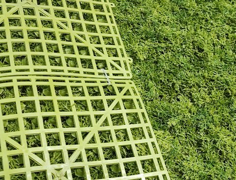 Pannello Muschio cm. 50x50 - Sconti per Fioristi e Aziende . - Artificiale Gommato