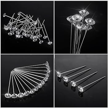 Diamante Sintetico su Spillo - Sconti per Fioristi e Aziende - Diamanti mm. 6 - 8 - 10