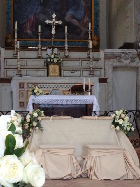 Complementi per Copri Inginocchiatoio  - in Ottomano Millerighe . - Sconti per Fioristi e Wedding