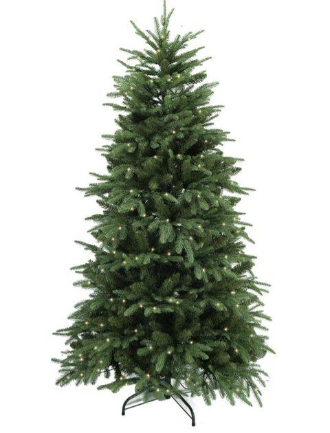 Albero Forest abete c/ Led -  Sconti per Fioristi e Aziende - H 152/183/213/244 in PE+PVC