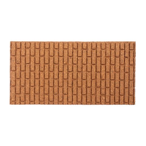 Pannello sughero mattoni - Sconto per Fioristi e Aziende . - 4 pezzi 10x25 Per Presepe