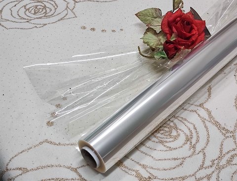 Bobina Cellofan Stesa Neutra  - Sconti per Fioristi e Aziende . - H 100 x 100 Mt.