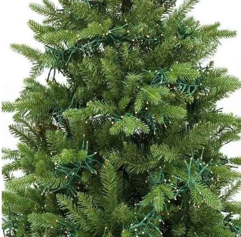 Albero Luxury abete c/ Led -  Sconti per Fioristi e Aziende - H 180/210/240 in PE+PVC