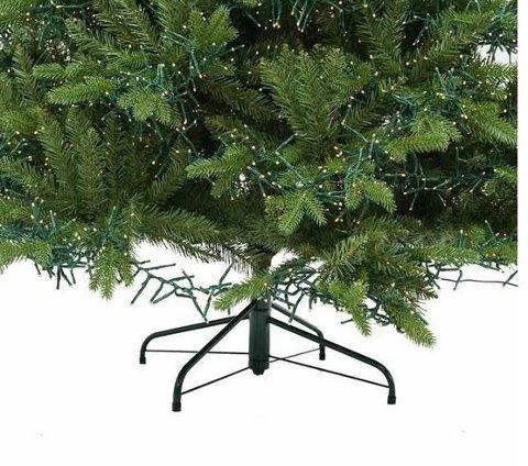 Albero Luxury abete c/ Led -  Sconti per Fioristi e Aziende - H 180/210/240 in PE+PVC