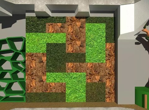 Parete Moss Stabilizzata - Sconti per Fioristi e Aziende . - Wall Moss a metro quadrato