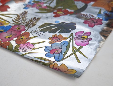 Buste per rose H 25 x 100 - Confezione da 100 buste - Stampa Fiori + Neutro