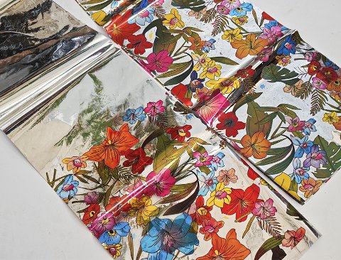 Buste per rose H 25 x 100 - Confezione da 100 buste - Stampa Fiori + Neutro