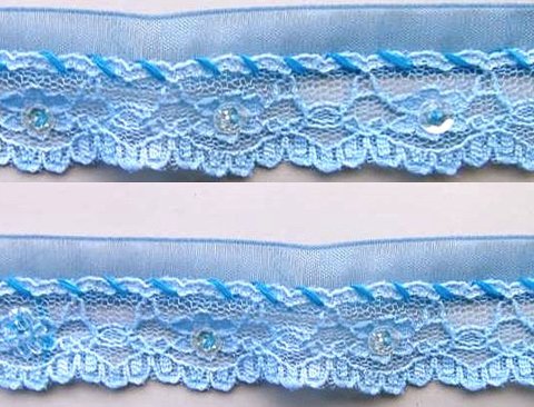 Merletto pioggia e paillettes  - Sconto per Fioristi e Aziende - Vendita a metro
