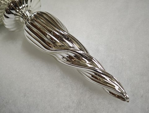 Pendente spirale con sfera  - Sconto per Fioristi e Aziende - Decoro di Natale H 32 in vetro