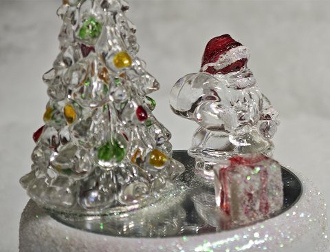 Carilon di Natale con alberello - Sconto per Fioristi e Aziende - Specchiato con decoro