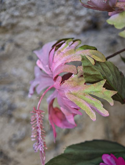 Hibiscus Artificiale H 60 - Sconto per Fioristi e Aziende - Diversi colori