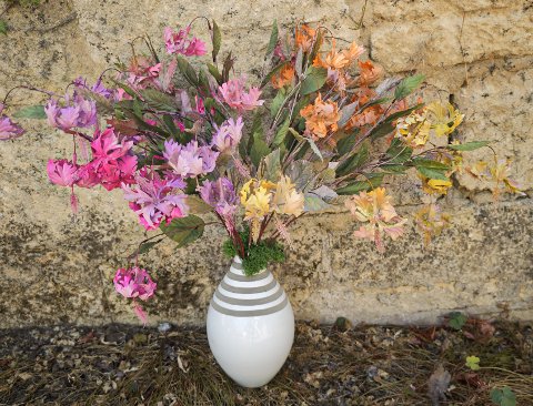 Hibiscus Artificiale H 60 - Sconto per Fioristi e Aziende - Diversi colori