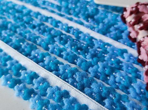 Passamaneria fiori velvet - Sconto per Fioristi e Aziende - Venduta al metro