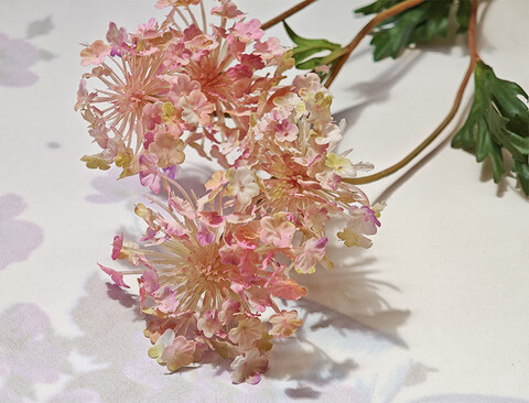 Queen Anne's Lace x 3  H 84 - Sconti per Fioristi e Aziende . - In poliester