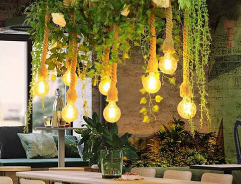 Soffitto con Vegetali Verdi Pendentii - Sconto per Fioristi e Aziende - Per esterno ed interno