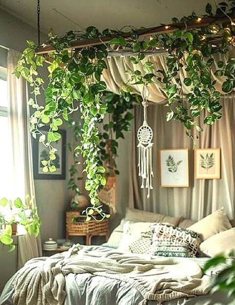 Soffitto con Vegetali Verdi Pendentii - Sconto per Fioristi e Aziende - Per esterno ed interno