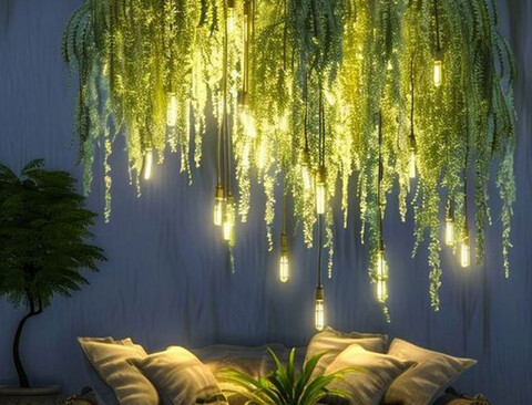 Soffitto con Vegetali Verdi Pendentii - Sconto per Fioristi e Aziende - Per esterno ed interno