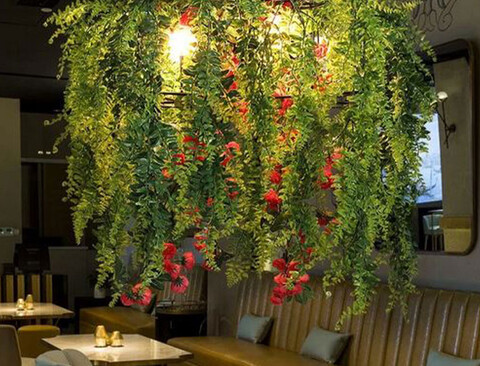 Soffitto con Vegetali Verdi Pendentii - Sconto per Fioristi e Aziende - Per esterno ed interno