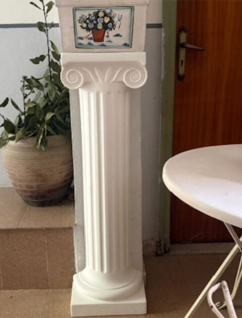 Coppia Mezze Colonne in plastica - Sconti per Fioristi e Aziende - Misure H 50/70/100