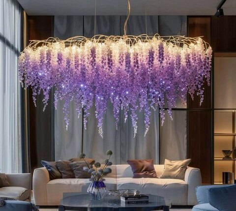 Soffitto Fiorito con Pendenti Artificiali - Sconto per Fioristi e Aziende  - Per esterno ed interno