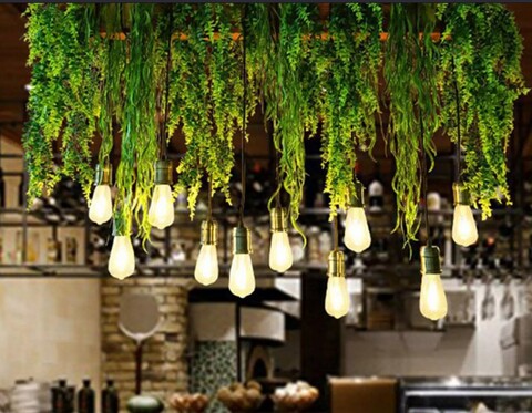 Soffitto con Vegetali Verdi Pendentii - Sconto per Fioristi e Aziende - Per esterno ed interno