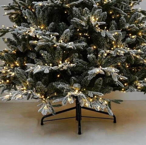 Albero Canada Lux c/Led-  Sconti per Fioristi e Aziende . - H 210/240/270/300 innevato
