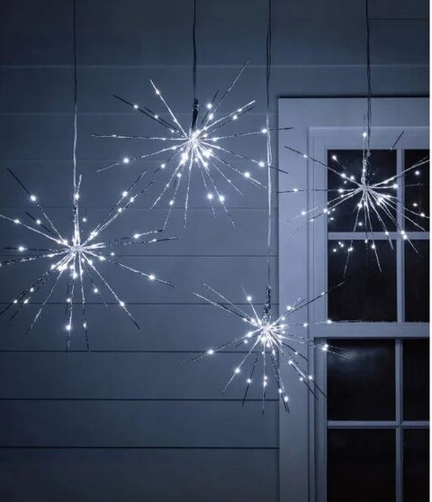 Sfera Led Galactic Flash dm. 40 - In Promo Natalizia - N 60 Led Ice+20 Hot Flash