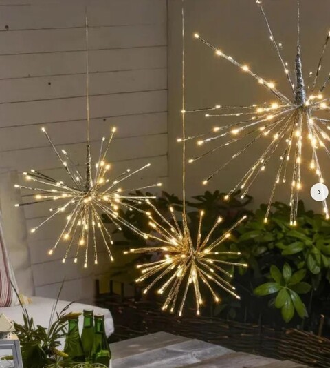 Sfera Led Galactic Flash dm. 40 - In Promo Natalizia - N 60 Led Ice+20 Hot Flash